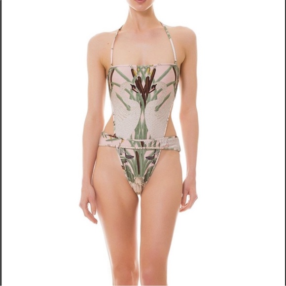 Adriana Degreas Other - Adriana Degreas NOUVEAU SWAN V-Cut Strapless Swimsuit, L
